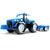 Trator Roma Com Arado - Trator Traçado - Roma Brinquedos Azul