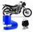 Trava Disco Freio Anti Furto Moto Universal Trava Segurança Azul