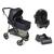 Travel System Galzerano Napoli com Base para Carro Trio Preto com Cobre PRETO E COBRE