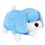 Travesseiro Almofada  Bebê 55cm Cachorro  Abre-fecha Decorar Azul