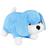 Travesseiro Almofada Cachorro Abre-fecha - 55 cm - Para Bebês/Enfeite/Almofada AZUL