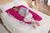 Travesseiro Corpo Formato U Com Fronha Gestante Gravidas Antialérgico Alto Original Firme Gigante Pink