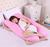 Travesseiro Gestante Corpo Grávida Almofada de Amamentação Perfeito-Várias Cores-Barros Baby Store Rosa