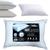 Travesseiro Peletizado Anti Stress Master Comfort 50X70cm Macio Confortável Lavável Branco