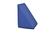 Travesseiro Triangular Encosto Anatômico Almofada de Apoio Espuma D33 Capa Removível Zíper Adulto Azul