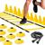 Treino Futebol Funcional Kit Cone Escada Chapéu Corda para treinamento funcional fisico fitness  Amarelo