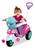 Triciclo De Passeio Infantil Motoquinha Com Empurrador Pedal Rosa