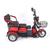 Triciclo Elétrico Cadeira Recarregavel Adulto Idoso 600w - Power 600w Vermelho