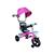 Triciclo Infantil Brinqway com Capota BW-084RS - Rosa Rosa