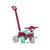 Triciclo Infantil com Empurrador Bandeirante Rosa