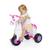 Triciclo infantil com empurrador e protetor 1-3 anos unicórnio fantasy calesita Rosa