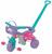 Triciclo infantil com empurrador e protetor tico tico pic-nic magic-toys Rosa