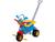 Triciclo Infantil Dino Azul com Empurrador - Cestinha Emite Sons Magic Toys Azul
