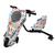 Triciclo Infantil Elétrico Diversão Scooter Karting Drift Moto Elétrica Motoca Branco floral