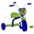 Triciclo Infantil Motoca Menina Menino Velotrol Criança Com Buzina Motoquinha 3 Rodas Azul, Verde