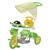 Triciclo Infantil Passeio Motoca Empurrador 2 Em1 Importway Verde