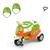 Triciclo Moto Duo Calesita Infantil Para Duas Crianças + 02 Capacetes Colorido