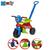 Triciclo Motoca Infantil Com Empurrador E Aro De Proteção Vermelho
