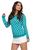 Tricô Blusa Sueter Pink Tricot Com Estampa de Coração 3d Feminina Para o Inverno 5967 Verde, Branco