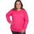 Tricot Plus Size Blusa De Lã Feminina Inverno Frio G1 ao G3 Rosa