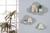 Trio de prateleiras nuvem nicho mdf quarto de bebê decoração Cinza