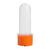 Tubete 8cm pct c/ 10un LARANJA