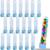 Tubetes Para Lembrancinhas Com Tampa - 20 Unidades, Tubete de Acrílico 13 cm, Tubo Lembrancinha Festas Azul Bebe