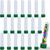 Tubetes Para Lembrancinhas Com Tampa - 20 Unidades, Tubete de Acrílico 13 cm, Tubo Lembrancinha Festas Verde Escura