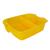 Tupperware Bandeja Tigela Cristalwave Retangular Microondas  Amarelo