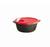 Tupperware Cristalwave 1,5 Litros Preto c/vermelho 