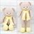 Ursinho tricot amigurumi para nicho e decoração infantil Amarelo