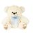 Urso De Pelúcia Baby 30 Cm - Escolha Cor Do Laço Laço azul