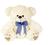 Urso De Pelúcia Baby 30 Cm - Escolha Cor Do Laço Laço marinho