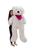 Urso De Pelúcia Gigante Teddy 1,70m - 307 Baunilha com laço pink