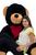 Urso De Pelúcia Gigante Teddy 1,70m Com Laço Várias Cores - Barros Baby Store Preto com laço vermelho