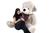 Urso De Pelúcia Gigante Teddy 1,70m Com Laço Várias Cores - Barros Baby Store Avela com laço tabaco