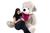 Urso De Pelúcia Gigante Teddy 1,70m Com Laço Várias Cores - Barros Baby Store Avela com laço pink