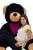 Urso De Pelúcia Gigante Teddy 1,70m Com Laço Várias Cores - Barros Baby Store Preto com laço pink