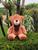 Urso De Pelúcia Gigante Teddy - 90cm com Laço - Barros Baby Mel com laço tabaco