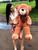 Urso De Pelúcia Gigante Teddy - Grande - 90 cm Mel, Tabaco