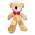 Urso de Pelúcia Teddy 50cm Fofinho Com Laço Presente Decoração Brinquedo Infantil Doce de leite