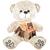 Urso Do Amor Pelúcia Decorativo Fofinho Peludo Antialérgico - Bee Toys Bege