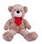 Urso Gigante Pelúcia Teddy 1,10 Metros com Laço - Várias Cores - Barros Baby Urso avelã com laço vermelho