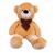 Urso Gigante Pelúcia Teddy 1,10 Metros com Laço - Várias Cores - Barros Baby Urso doce de leite com laço tabaco