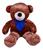Urso Gigante Pelúcia Teddy 1,10 Metros com Laço - Várias Cores - Barros Baby Urso mel com laço azul