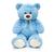 Urso Pelúcia Gigante Presente Crianças Antialérgico 1,20cm Azul