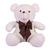 Urso Teddy De Pelúcia Tamanho 50cm G Brancotabaco