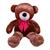 Urso Teddy Grande 1,40 Metro Gigante Pelúcia 140 Cm Nacional - Barros Baby Store Mel laço pink
