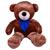 Urso Teddy Grande 1,40 Metro Gigante Pelúcia 140 Cm Nacional - Barros Baby Store Mel laço azul