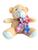 Urso Ursinho De Pelúcia 25cm Decoração Antialérgico Vários Modelos - Barros Baby Store Laço xadrez